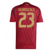 Belgium Arthur Vermeeren #23 Replica Home Shirt Euro 2024 Short Sleeve